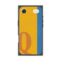 プレミアムスクエアケース with MagSafe［ オリジナル - initial color line - Q orange ］