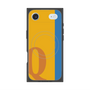 プレミアムスクエアケース with MagSafe［ オリジナル - initial color line - Q orange ］