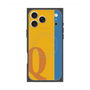プレミアムスクエアケース with MagSafe［ オリジナル - initial color line - Q orange ］