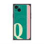 プレミアムスクエアケース with MagSafe［ オリジナル - initial color line - Q green ］