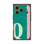 プレミアムスクエアケース with MagSafe［ オリジナル - initial color line - Q green ］