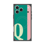 プレミアムスクエアケース with MagSafe［ オリジナル - initial color line - Q green ］