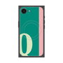 プレミアムスクエアケース with MagSafe［ オリジナル - initial color line - Q green ］