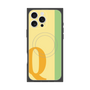 プレミアムスクエアケース with MagSafe［ オリジナル - initial color line - Q yellow ］
