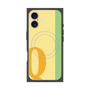 プレミアムスクエアケース with MagSafe［ オリジナル - initial color line - Q yellow ］