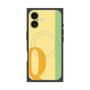 プレミアムスクエアケース with MagSafe［ オリジナル - initial color line - Q yellow ］