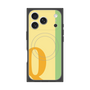 プレミアムスクエアケース with MagSafe［ オリジナル - initial color line - Q yellow ］