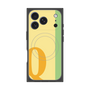 プレミアムスクエアケース with MagSafe［ オリジナル - initial color line - Q yellow ］