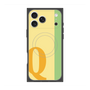 プレミアムスクエアケース with MagSafe［ オリジナル - initial color line - Q yellow ］