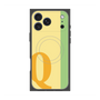 プレミアムスクエアケース with MagSafe［ オリジナル - initial color line - Q yellow ］