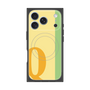 プレミアムスクエアケース with MagSafe［ オリジナル - initial color line - Q yellow ］