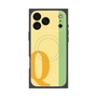 プレミアムスクエアケース with MagSafe［ オリジナル - initial color line - Q yellow ］