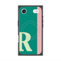 プレミアムスクエアケース with MagSafe［ オリジナル - initial color line - R green ］
