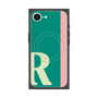 プレミアムスクエアケース with MagSafe［ オリジナル - initial color line - R green ］