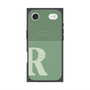 プレミアムスクエアケース with MagSafe［ オリジナル - initial two tone - R green ］