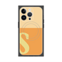 プレミアムスクエアケース with MagSafe［ オリジナル - initial two tone - S orange ］