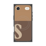 プレミアムスクエアケース with MagSafe［ オリジナル - initial two tone - S brown ］