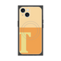 プレミアムスクエアケース with MagSafe［ オリジナル - initial two tone - T orange ］