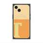 プレミアムスクエアケース with MagSafe［ オリジナル - initial two tone - T orange ］