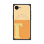 プレミアムスクエアケース with MagSafe［ オリジナル - initial two tone - T orange ］