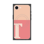 プレミアムスクエアケース with MagSafe［ オリジナル - initial two tone - T pink ］