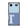 プレミアムスクエアケース with MagSafe［ オリジナル - initial two tone - T blue ］