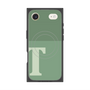 プレミアムスクエアケース with MagSafe［ オリジナル - initial two tone - T green ］