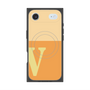 プレミアムスクエアケース with MagSafe［ オリジナル - initial two tone - V orange ］