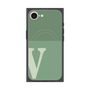 プレミアムスクエアケース with MagSafe［ オリジナル - initial two tone - V green ］