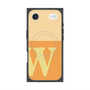プレミアムスクエアケース with MagSafe［ オリジナル - initial two tone - W orange ］