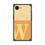 プレミアムスクエアケース with MagSafe［ オリジナル - initial two tone - W orange ］