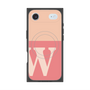 プレミアムスクエアケース with MagSafe［ オリジナル - initial two tone - W pink ］