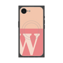 プレミアムスクエアケース with MagSafe［ オリジナル - initial two tone - W pink ］