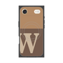 プレミアムスクエアケース with MagSafe［ オリジナル - initial two tone - W brown ］