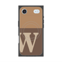 プレミアムスクエアケース with MagSafe［ オリジナル - initial two tone - W brown ］