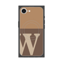 プレミアムスクエアケース with MagSafe［ オリジナル - initial two tone - W brown ］