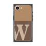 プレミアムスクエアケース with MagSafe［ オリジナル - initial two tone - W brown ］