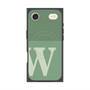 プレミアムスクエアケース with MagSafe［ オリジナル - initial two tone - W green ］