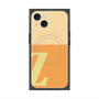 プレミアムスクエアケース with MagSafe［ オリジナル - initial two tone - Z orange ］