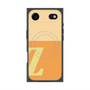 プレミアムスクエアケース with MagSafe［ オリジナル - initial two tone - Z orange ］
