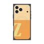 プレミアムスクエアケース with MagSafe［ オリジナル - initial two tone - Z orange ］
