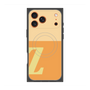 プレミアムスクエアケース with MagSafe［ オリジナル - initial two tone - Z orange ］