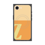 プレミアムスクエアケース with MagSafe［ オリジナル - initial two tone - Z orange ］
