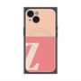 プレミアムスクエアケース with MagSafe［ オリジナル - initial two tone - Z pink ］