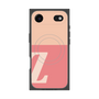 プレミアムスクエアケース with MagSafe［ オリジナル - initial two tone - Z pink ］