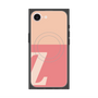 プレミアムスクエアケース with MagSafe［ オリジナル - initial two tone - Z pink ］