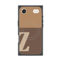 プレミアムスクエアケース with MagSafe［ オリジナル - initial two tone - Z brown ］