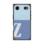 プレミアムスクエアケース with MagSafe［ オリジナル - initial two tone - Z blue ］