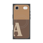 プレミアムスクエアケース with MagSafe［ オリジナル - initial two tone - A brown ］