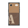 プレミアムスクエアケース with MagSafe［ オリジナル - initial two tone - A brown ］